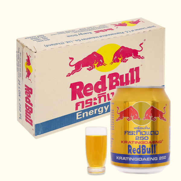 24 lon nước tăng lực Redbull 250ml