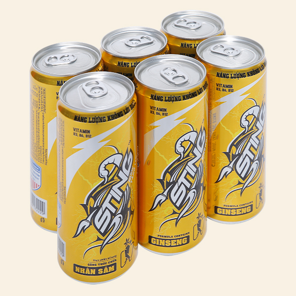 24 lon nước tăng lực Sting Gold 330ml