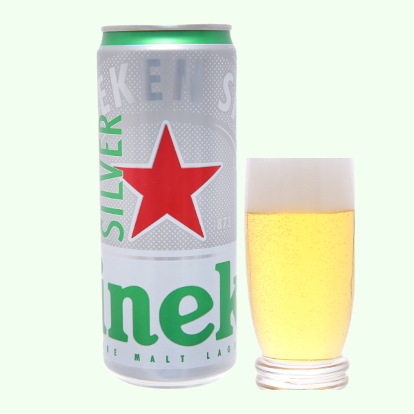Bia Heineken Silver lon 330ml