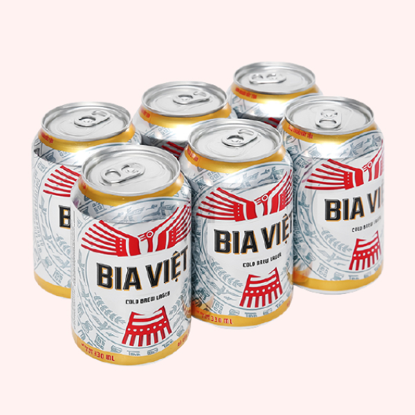 6 lon bia Budweiser 330ml
