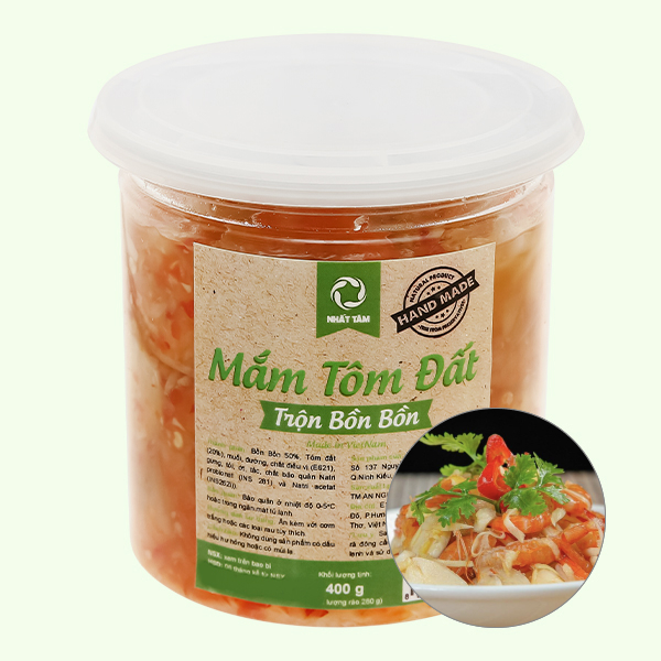 Mắm tôm đất đu đủ Nhất Tâm hũ 400g