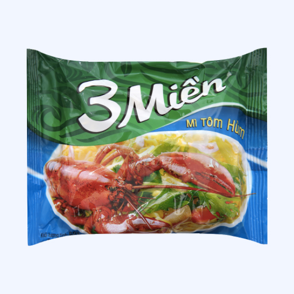 Mì nước 3 Miền vị tôm hùm gói 65g