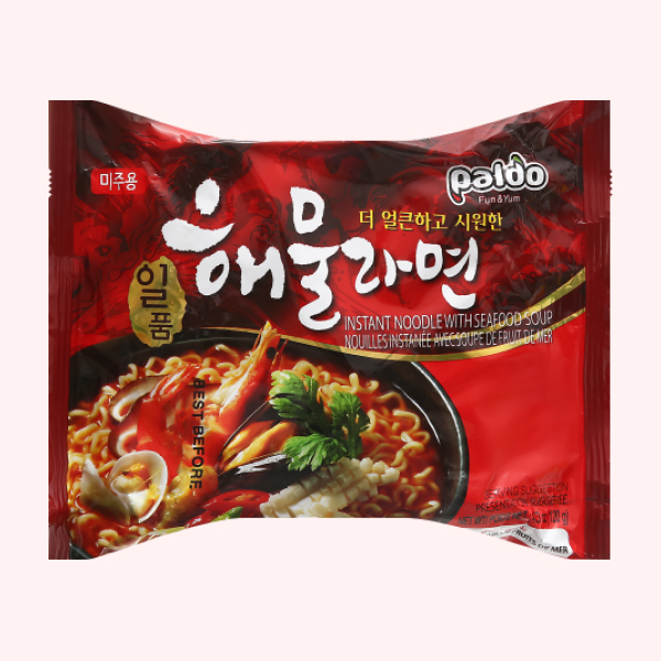 Mì cay hải sản Paldo gói 120g