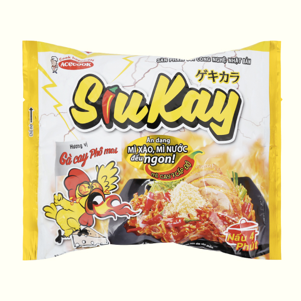 Mì gà cay phô mai SiuKay gói 129g