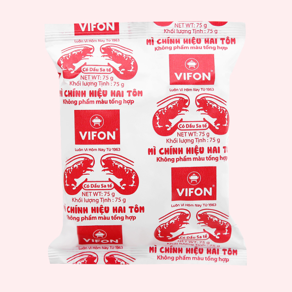 Mì ăn liền Hai Tôm Vifon gói 75g