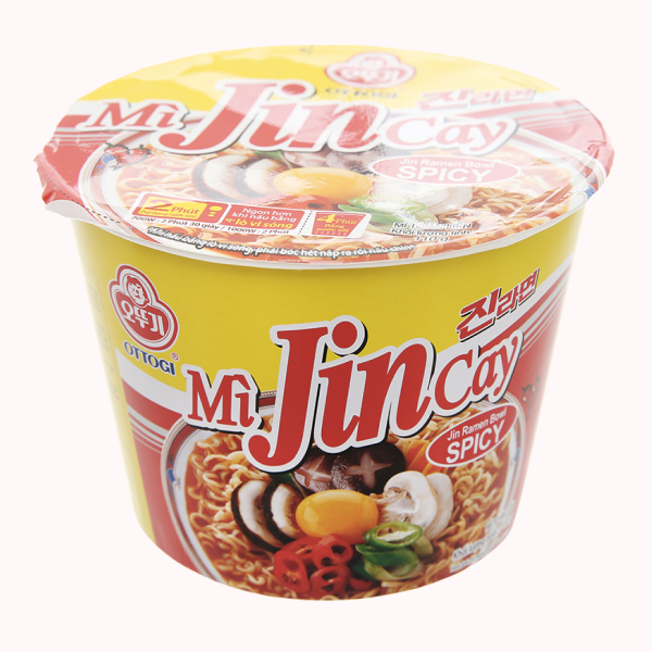 Mì ăn liền Jin Ottogi cay tô 110g