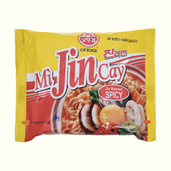 Mì Jin Ramen cay Ottogi gói 120g