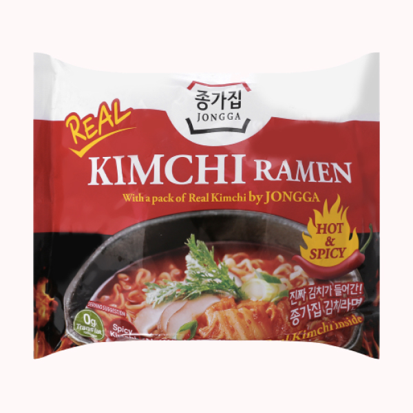 Mì Jongga kim chi ramen gói 122g