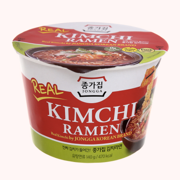 Mì Jongga kim chi ramen tô 140g