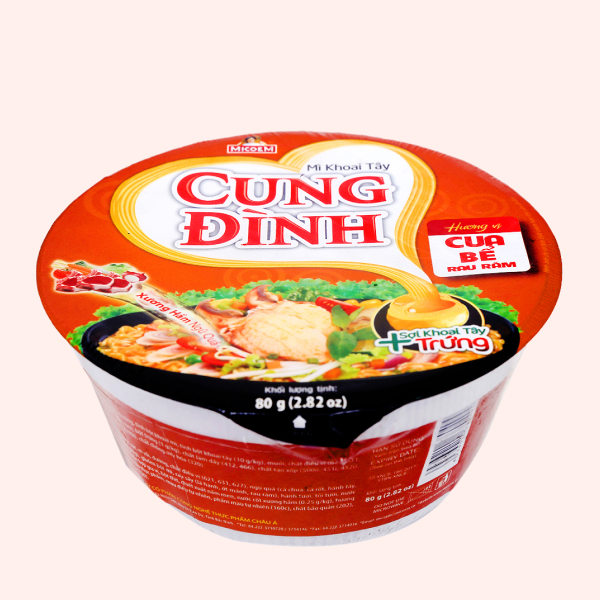 Mì Cung Đình cua bể rau răm tô 80g
