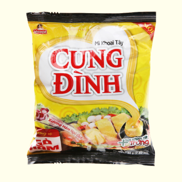 Mì khoai tây Cung Đình gà hầm 80g