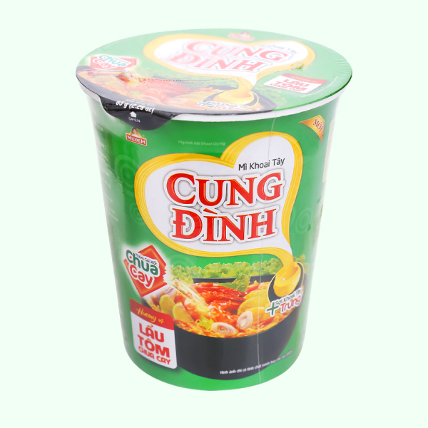 Mì Cung Đình tôm chua cay ly 65g