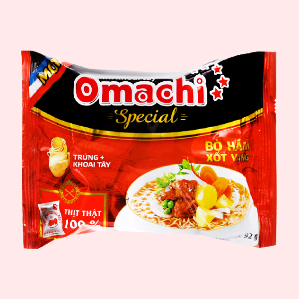 Mì Omachi Special bò xốt vang 92g