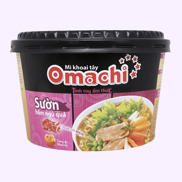 Mì Omachi sườn hầm ngũ quả hộp 92g