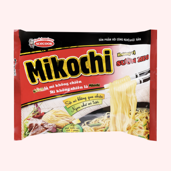 Mì không chiên Mikochi sườn 80g
