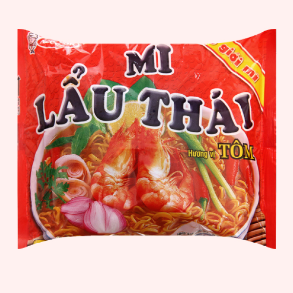 Mì ăn liền Lẩu Thái tôm gói 80g