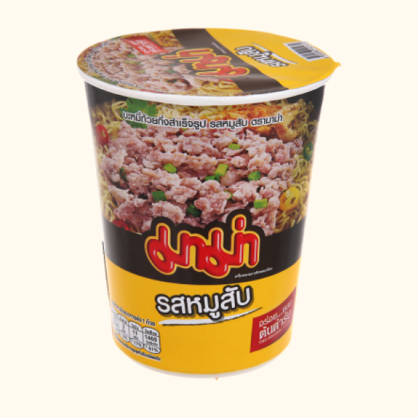 Mì Mama hương thịt heo bằm ly 60g