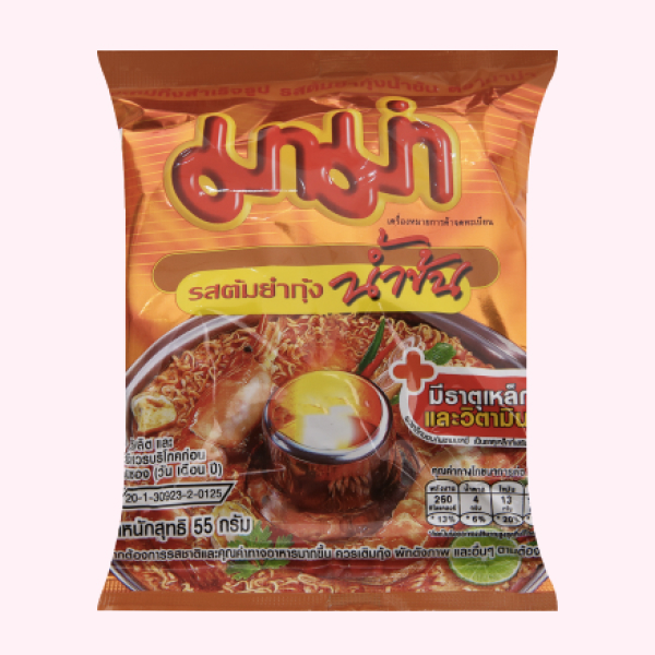 Mì Mama tôm sốt kem Tom Yum 55g