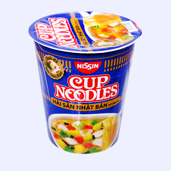 Mì Nissin hải sản Nhật Bản ly 67g
