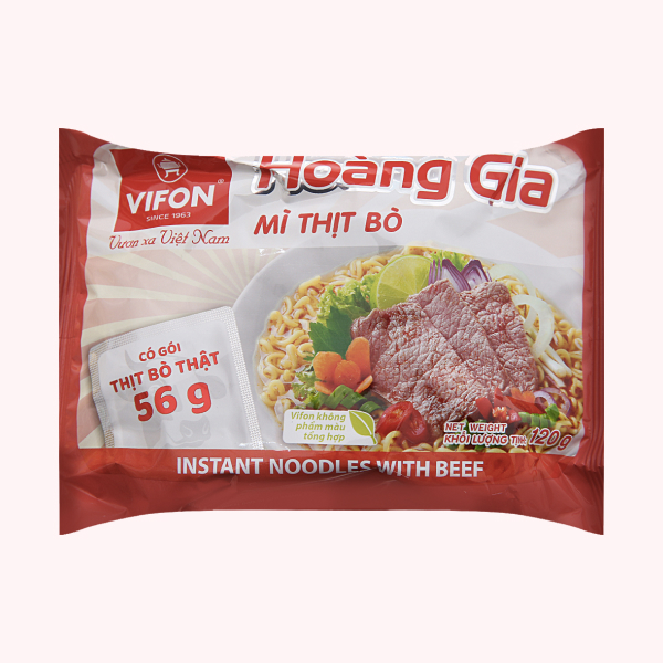 Mì thịt bò Vifon Hoàng Gia 120g