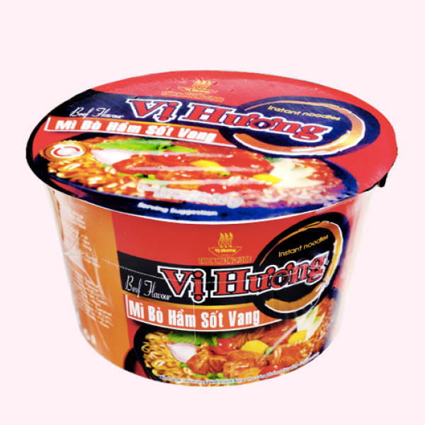 Mì Vị Hương bò hầm sốt vang tô 80g