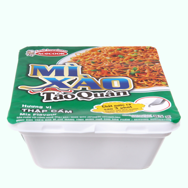 Mì xào Táo Quân thập cẩm khay 85g