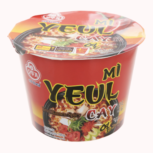 Mì ăn liền Yeul Ottogi cay tô 105g