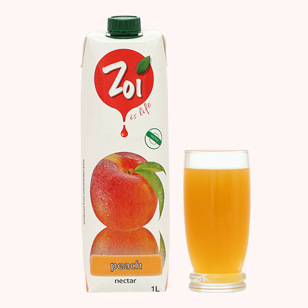 Nước ép nectar đào Zoi 1 lít