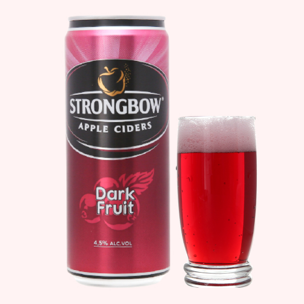 Strongbow dâu lon 330ml