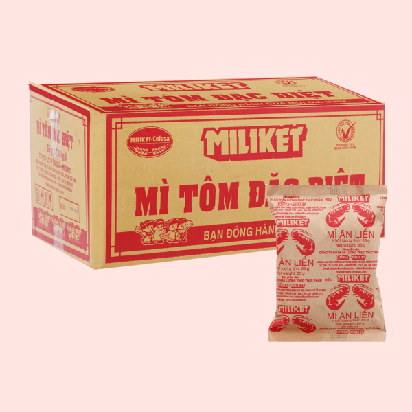 100 gói mì đặc biệt Miliket 65g