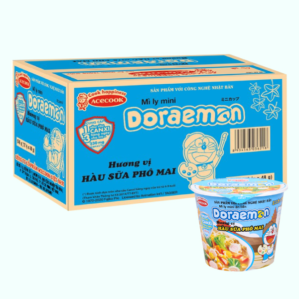 12 ly mì mini hàu phô mai 48g