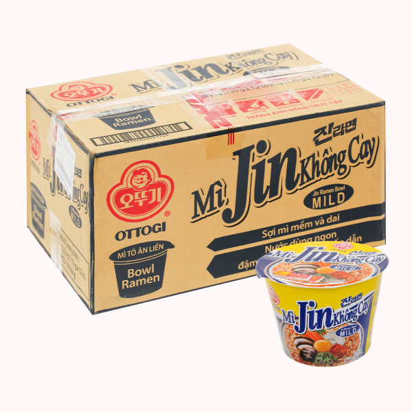 12 tô mì Jin Ottogi không cay 110g