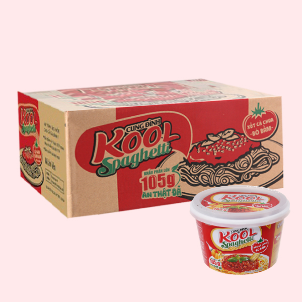12 tô mì Spaghetti Cung Đình 105g