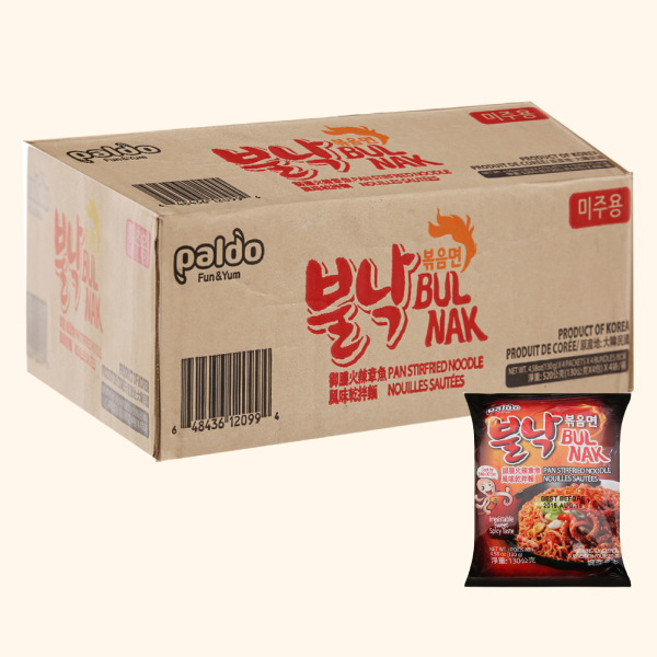 16 gói mì xào khô cay Paldo 130g