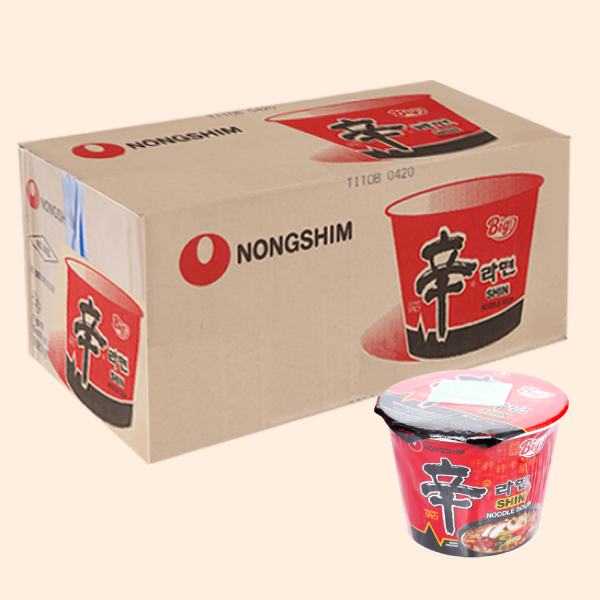 Thùng 16 tô mì cay Nongshim 114g
