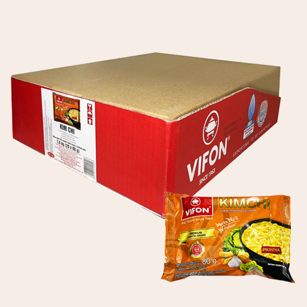 Thùng 20 gói mì Vifon kim chi Ba Lan 80g