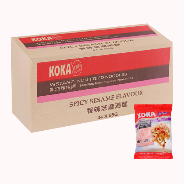 Thùng 24 gói mì KOKA hạt mè 85g