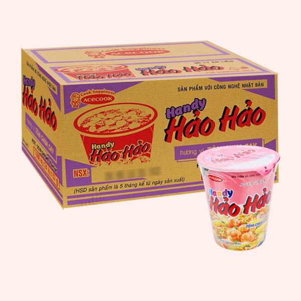 24 ly mì Hảo Hảo tôm chua cay 67g