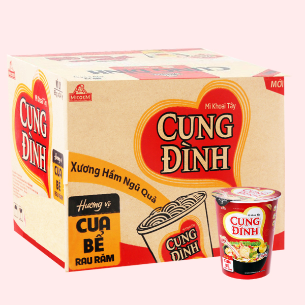 24 ly mì Cung Đình vị cua bể 65g