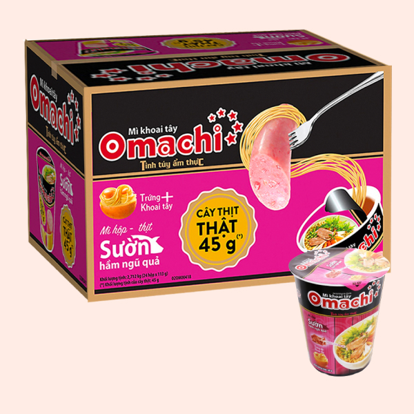 24 ly mì Omachi sườn hầm 113g