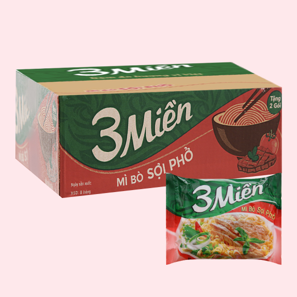 Thùng 30 gói mì Kokomi tôm chua cay 65g