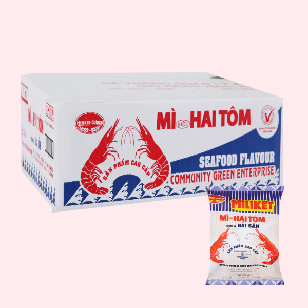 30 gói mì Miliket hải sản 75g