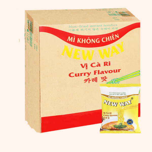 Thùng 30 gói mì New Way cà ri 85g