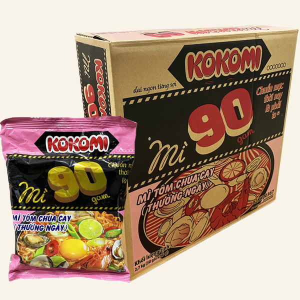 30 gói mì Kokomi thường ngày 90g