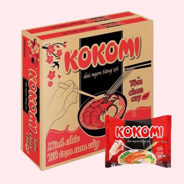 Thùng 24 ly mì Modern lẩu Thái tôm 65g