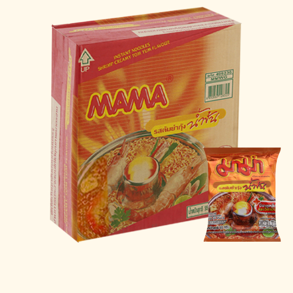 30 gói mì Mama vị tôm sốt kem 55g