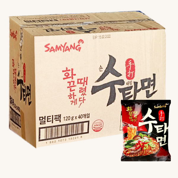 40 gói mì bò cay Samyang 120g
