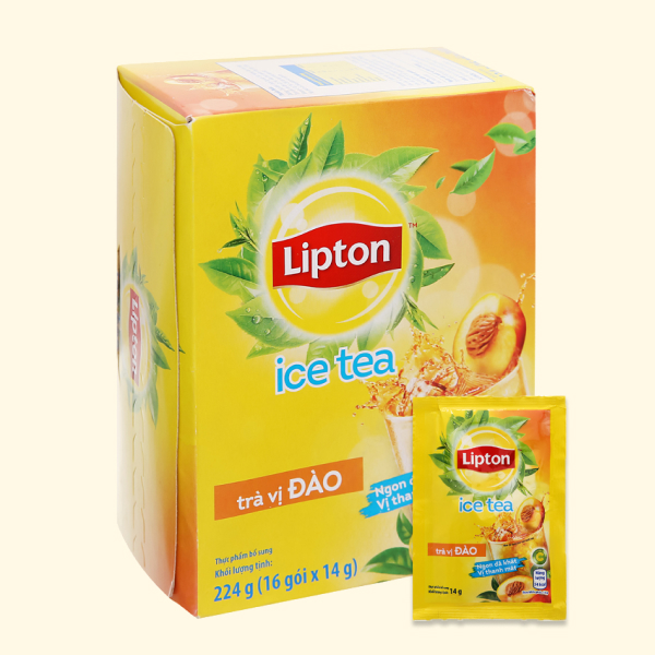 Trà Lipton Ice Tea vị chanh mật ong hộp 224g