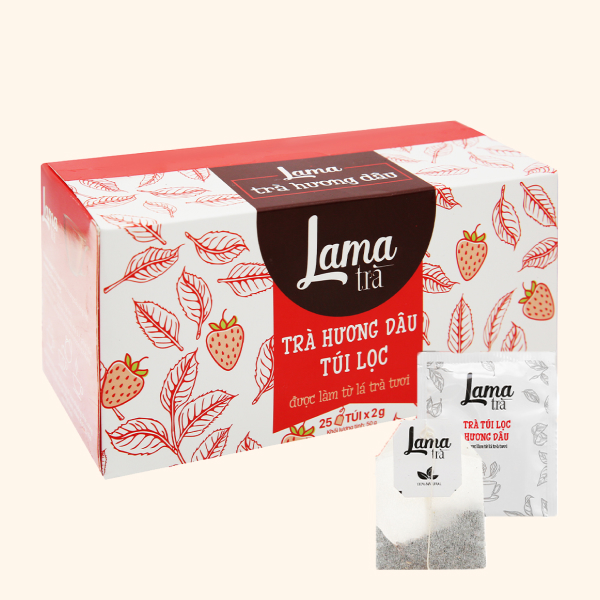 Trà túi lọc Lama hương đào hộp 50g
